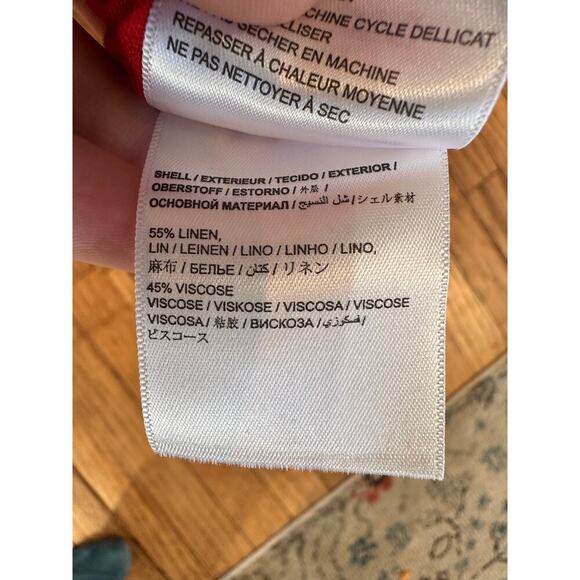 Farm Rio Embroidered Dress Square Neck Folklore Boho Linen Small Petite MINT! - Picture 13 of 13